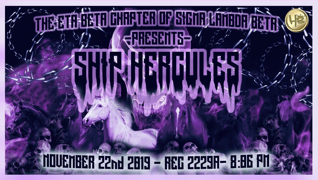 tamubetas's tweet image. The Eternal Eta Beta chapter of Sigma Lambda Beta would like to cordially invite you to meet our Fall 19 Line, SHIP HERCULES‼️ Hope to see you there 🔥😈 #ΣΛΒ #Fall19 #Brotherhood #AFamilyAwayFromHome #ProbateSZN