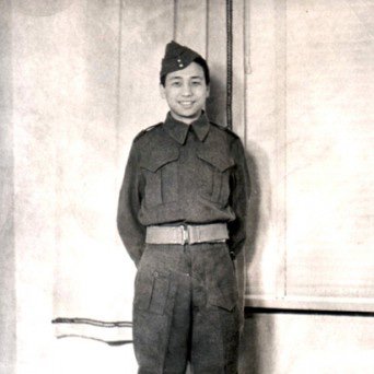 "We thought that serving in the armed forces would be an opportunity for us to prove to the general public that we are loyal Canadians...that we have no hesitation to don the King's uniform and go overseas to fight for our country."Sergeant Roy Mah is Us.