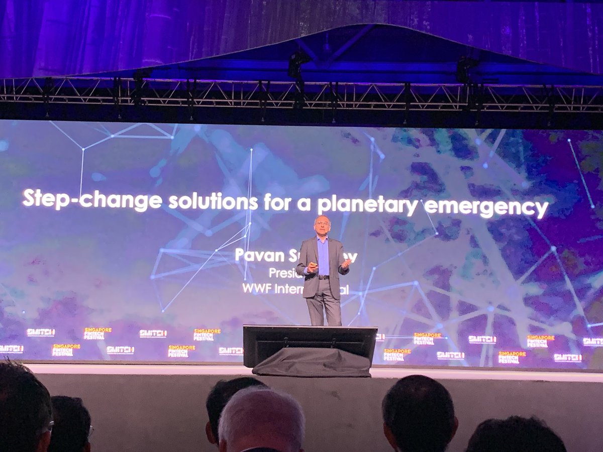 inspiring keynote speech of WWF president <a href="/PavanSukhdev/">Pavan Sukhdev</a> at #SFFxSWITCH: stop doing the damaging stuff... justify your decisions to your grandchildren.