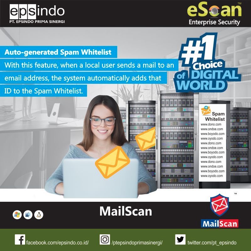 pt_epsindo's tweet image. MailScan for Mail Servers

MailScan for Mail Servers is an advanced Real-time Anti-Virus and Anti-Spam solution.

Contact us
+62 21 6231 8661
sales@epsindo.co.id
epsindo.co.id

#escanantivirus
#escanindonesia