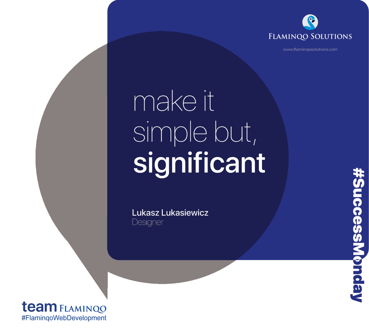flaminqo's tweet photo. Make it simple but, significant! #SuccessMonday #teamFlaminqo https://t.co/4rCCvd4oV4