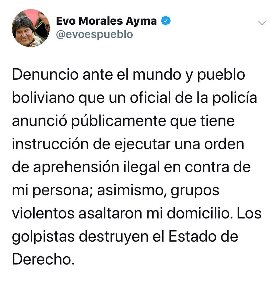 camila_vallejo's tweet photo. Condena absoluta al #GolpeDeEstadoEnBolivia...Qué pasa América Latina? No se ha aprendido nada de la historia? Acaso la ola de Golpes de E° e intervenciones militares no generaron suficiente derramamiento de sangre? Se requieren soluciones democráticas!  #FuerzaEvo @evoespueblo https://t.co/wqRWF6aUKY