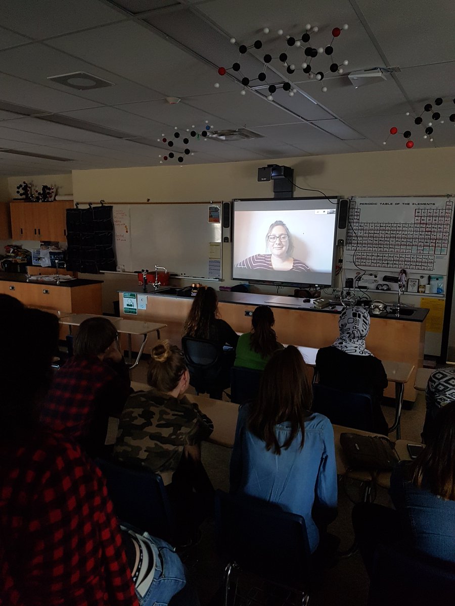 THS Alum, Samantha Phillips (Blodgett) speaks to our grade 12 chemistry students about her career as a Medical Laboratory Technologist. #TigerPrideLivesHere