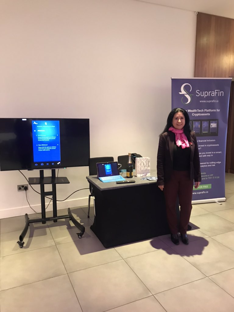 lreasor's tweet photo. SupraFin @SupraFin_global exhibiting at #DIW #FTWW #Fintechworldwide #digitalimpactsummit
Exhibiting @fintechww 
#fintech #FinancialInclusion #wealthtech #blockchain #crypto @MarketAccents @cmalaxos https://t.co/cQLzVhojtz