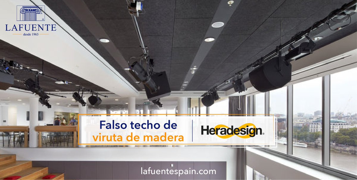 LafuenteSegovia's tweet photo. ¡Buenos días!
¿Estás buscando un falso techo de viruta de madera?
Te presentamos la solución con el techo acústico HERADESIGN, disponible en diversos modelos.
Si necesitas más información llámanos al 91 341 07 50.
#Techo #FalsoTecho #TechoAcústico #Madera #HERADESIGN #Madrid https://t.co/B5fEMluryr
