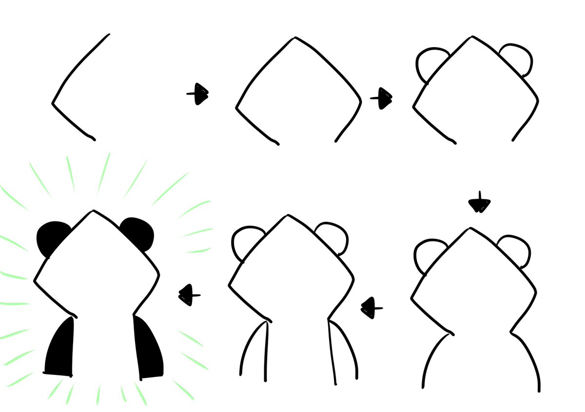 中音ナタ Na Twitteru 誰でも簡単に描ける笹木の後ろ姿 笹の絵 中音ナタ Na Twitteru 誰でも簡単に描ける笹木の後ろ姿 笹の絵