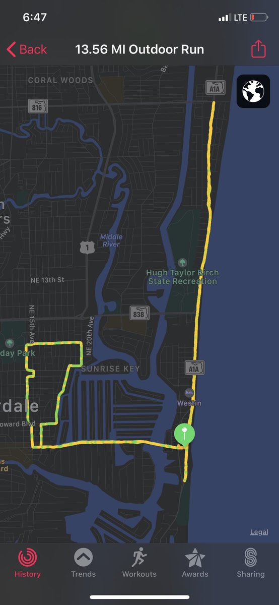 HowDoYouFig's tweet image. Y’all. I really ran 13.1 straight through NONSTOP