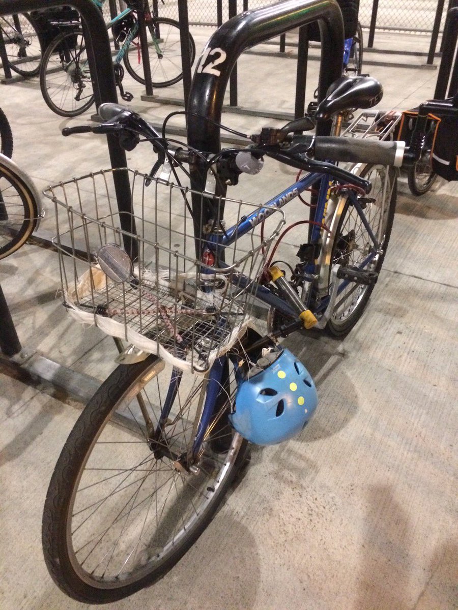 ker_dc's tweet photo. Be on lookout for a blue Woodlands Schwinn bike with Terry seat, back rack, basket in front. Stolen tonight around 8:45 pm from garage in Trinidad between Morse &amp; FL Ave NE. TY. Beater bike but *huge* sentimental value. #bikedc #trinidaddc https://t.co/ZatypQVOVl