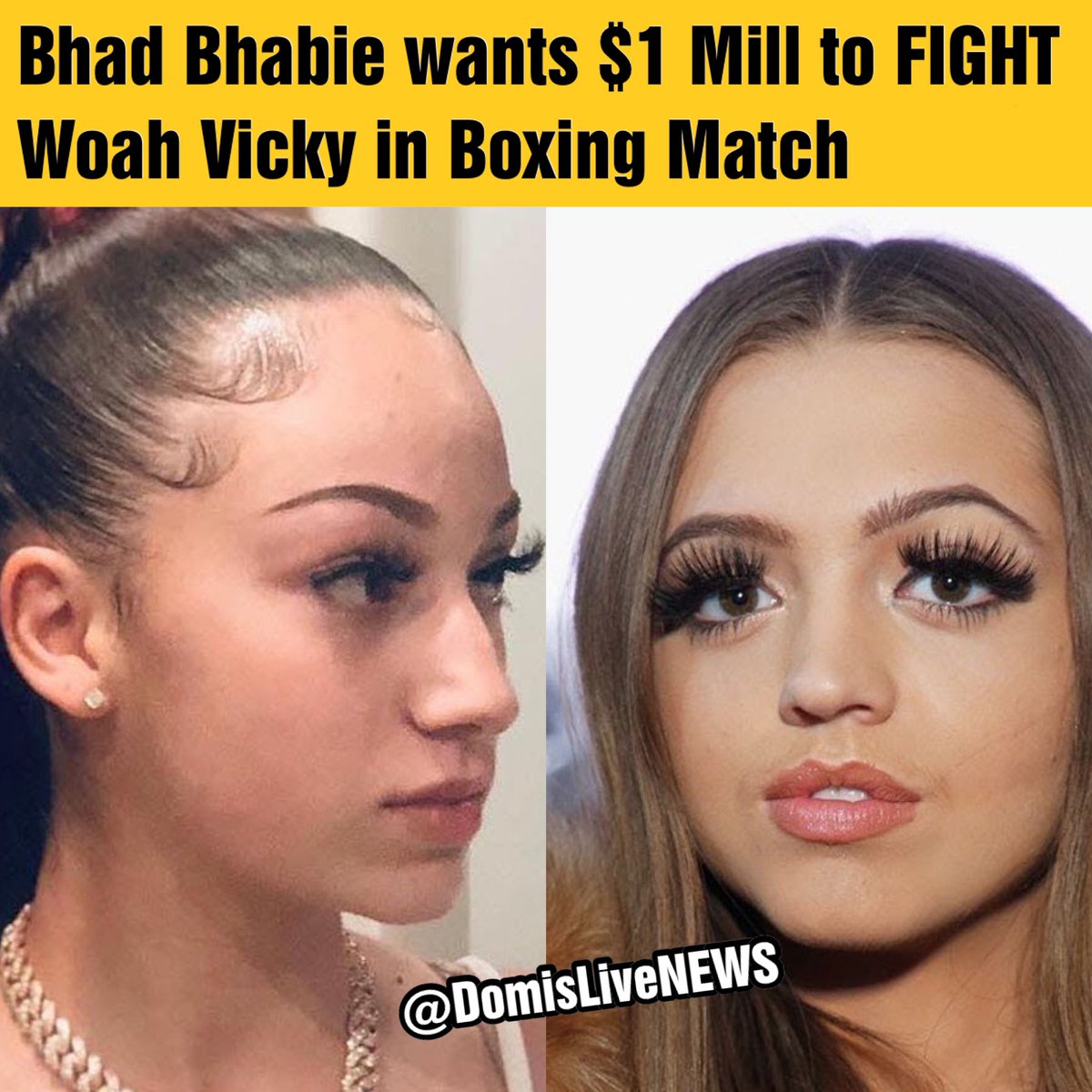Would Bhad Bhabie Vs Woah Vicky be the next fight to watch after #KSIvsLoganPaul2 ?
