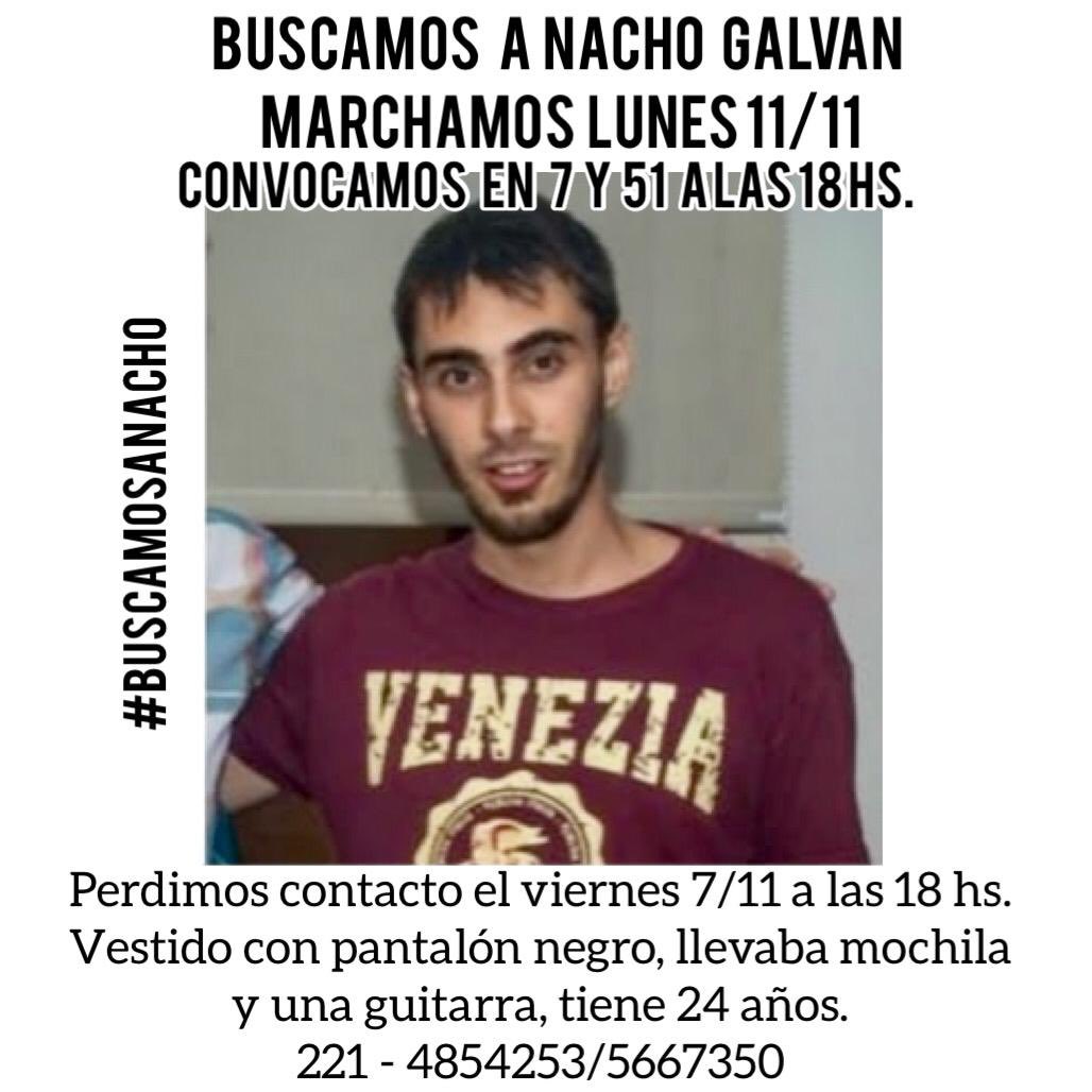 estudioamado's tweet photo. #buscamosanacho #hoy 11-11 a las 18hs en 7 y 51 marchamos 
Cualquier información es súper importante para poder encontrarlo!
difundamos! 
mañana 11-11 a las 18 hs en Plaza San Martín todos!!! gracias! https://t.co/0amb00Z84a