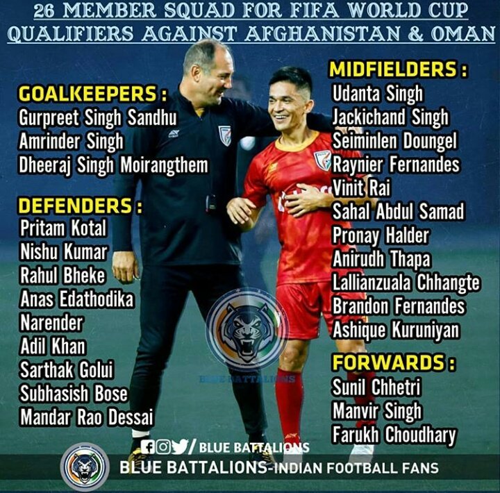 PallavChaudhari's tweet photo. #bluetigers 
#bluebattalions 
@IndianFootball https://t.co/sgvLelpaWK