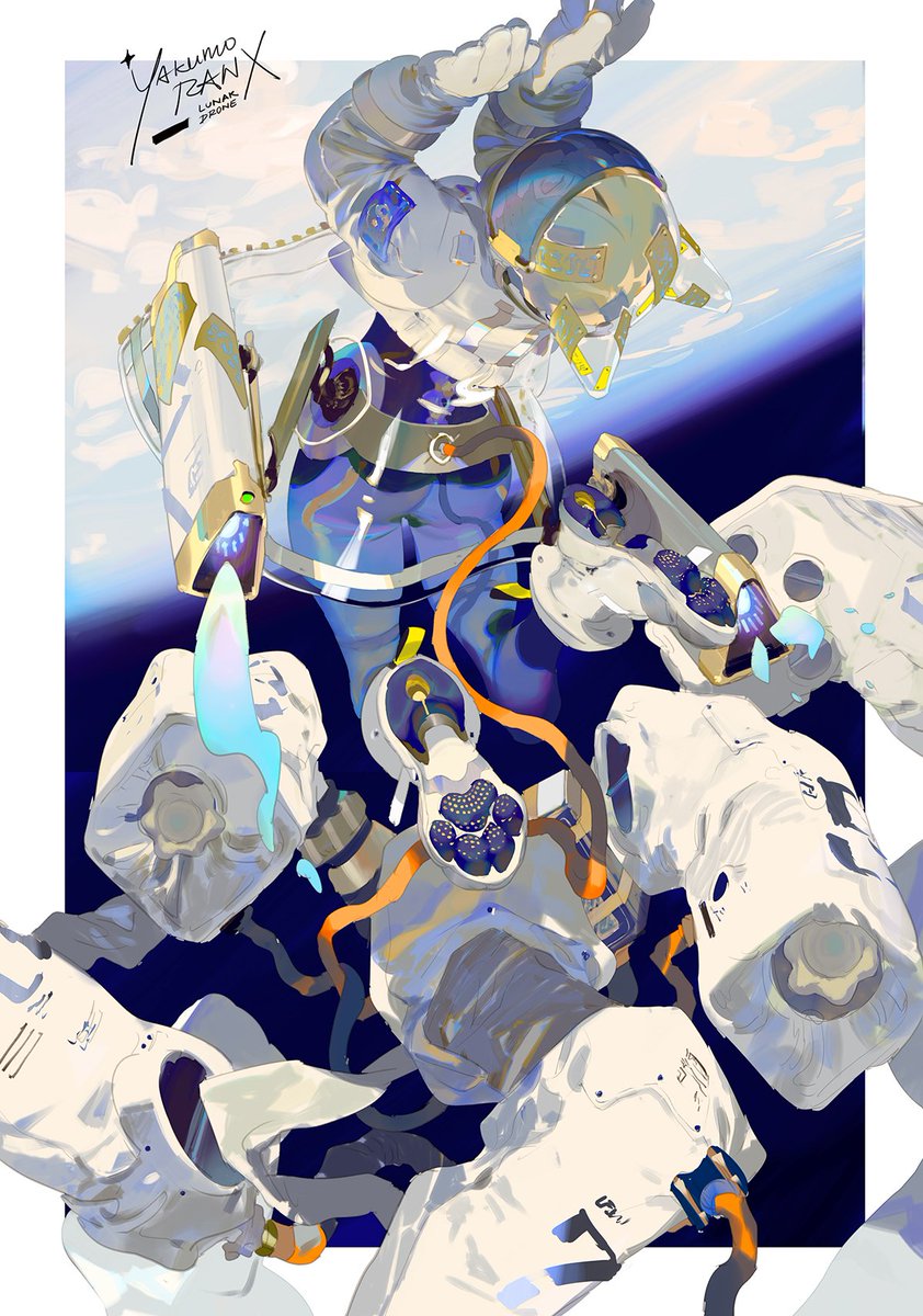 「月面ロボ式 八雲ランX 」|零のイラスト