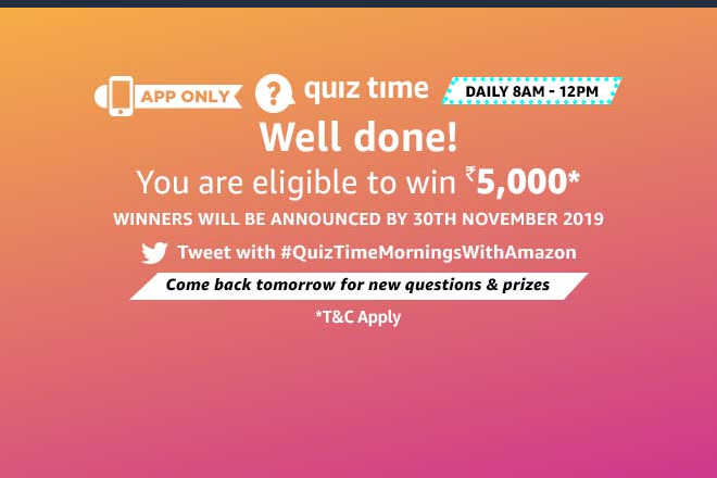 honestamar's tweet photo. #Quiztimemorningswithamazon hoping to win this contest https://t.co/NtpEWeOhji
