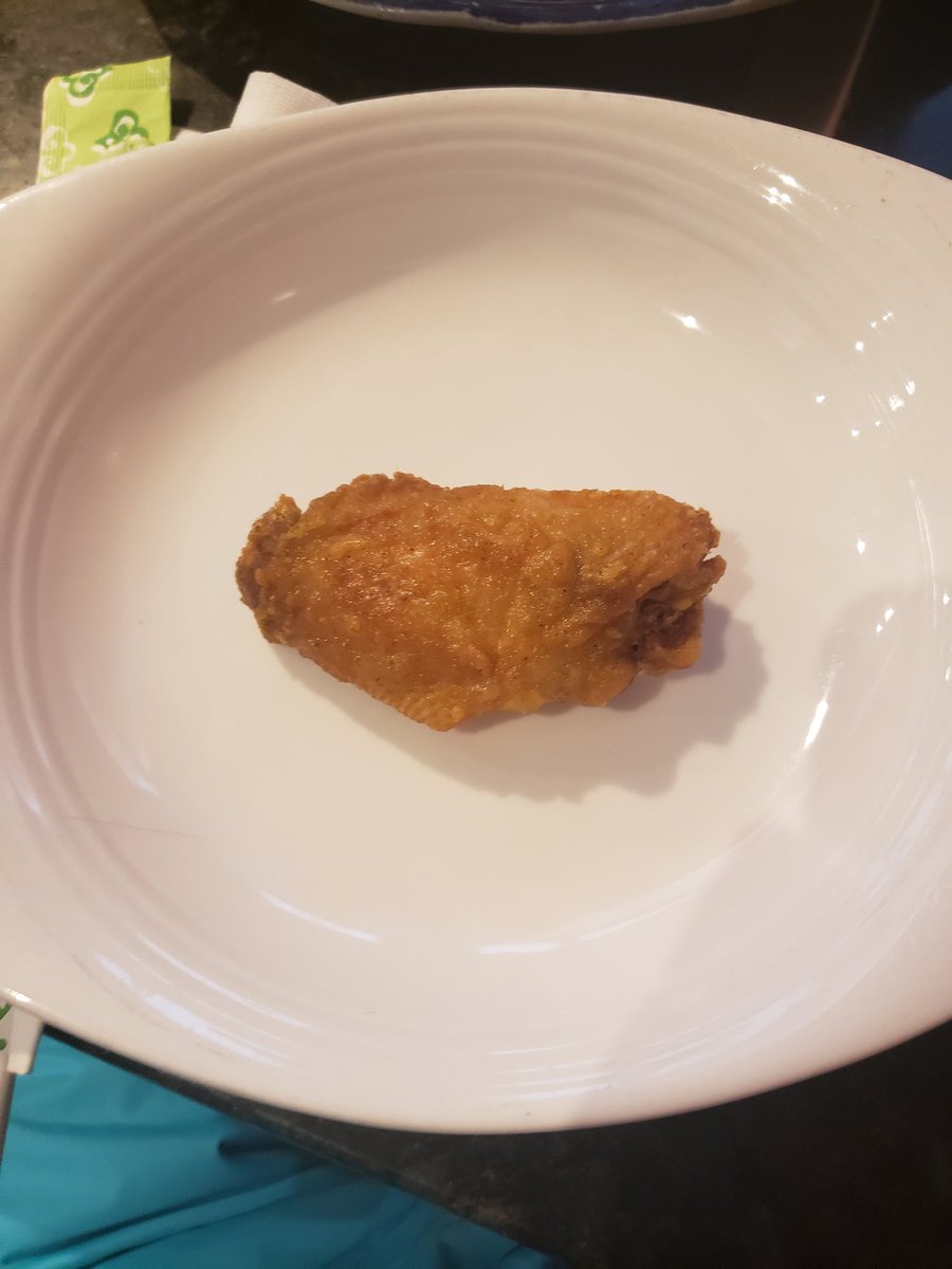 JillAnnChip's tweet photo. I found a chicken wing! A decent chicken wing! In Portland! At a hot pot restaurant! 

I was way too excited at lunch 

#BuffaloGirlProblems https://t.co/TxItJX9QgW