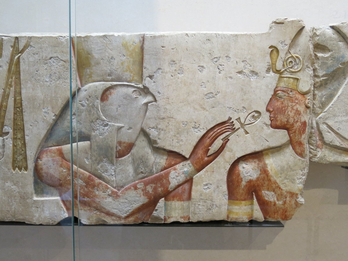 This meaning of ankh transcends the barriers of spoken language and culture.The god Horus offers life to the king, Ramesses II. https://twitter.com/JackLondon1857/status/1180818052939681792?s=20