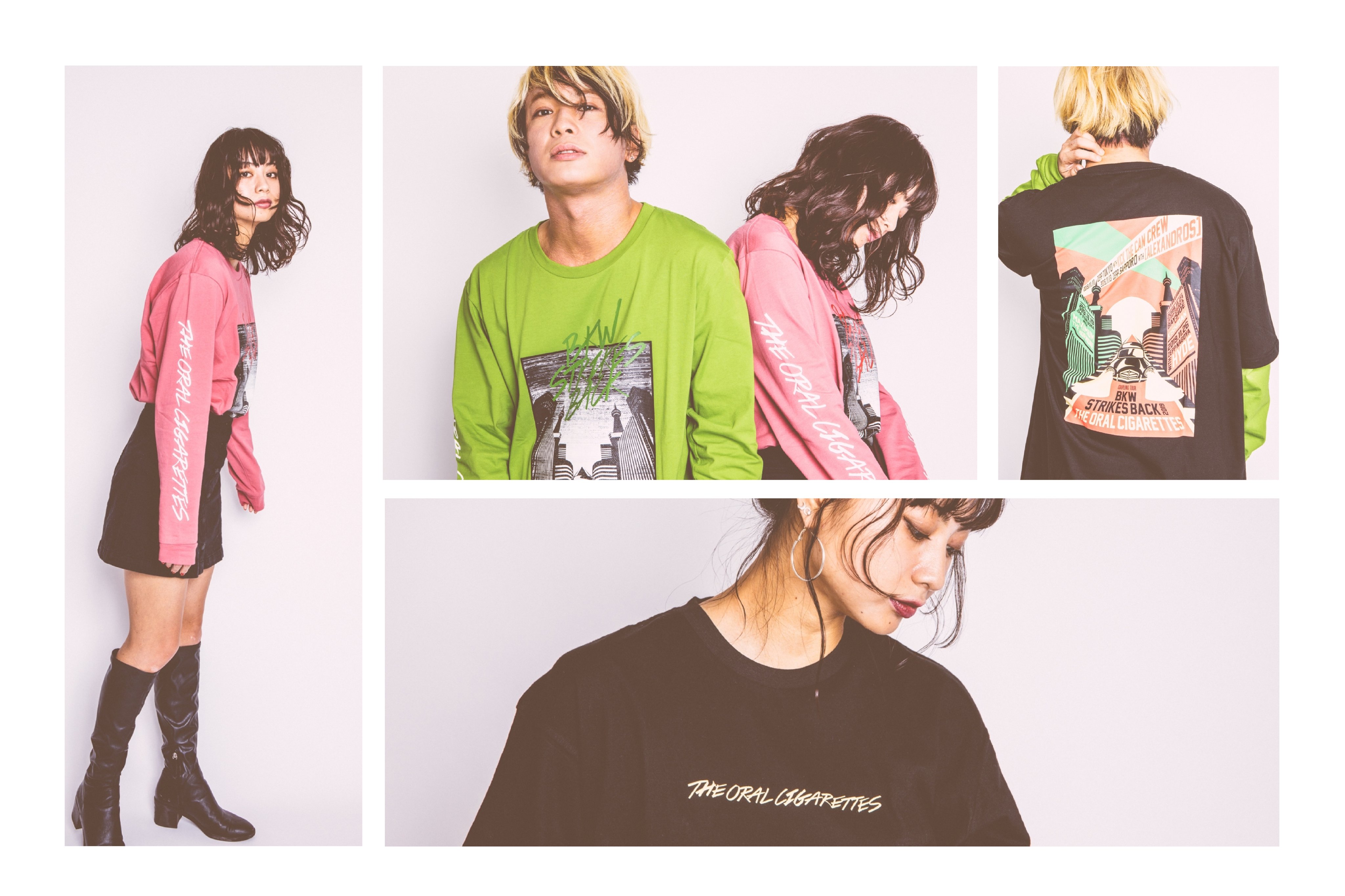 THE ORAL CIGARETTES BKW!! MA-1 Jacket XL