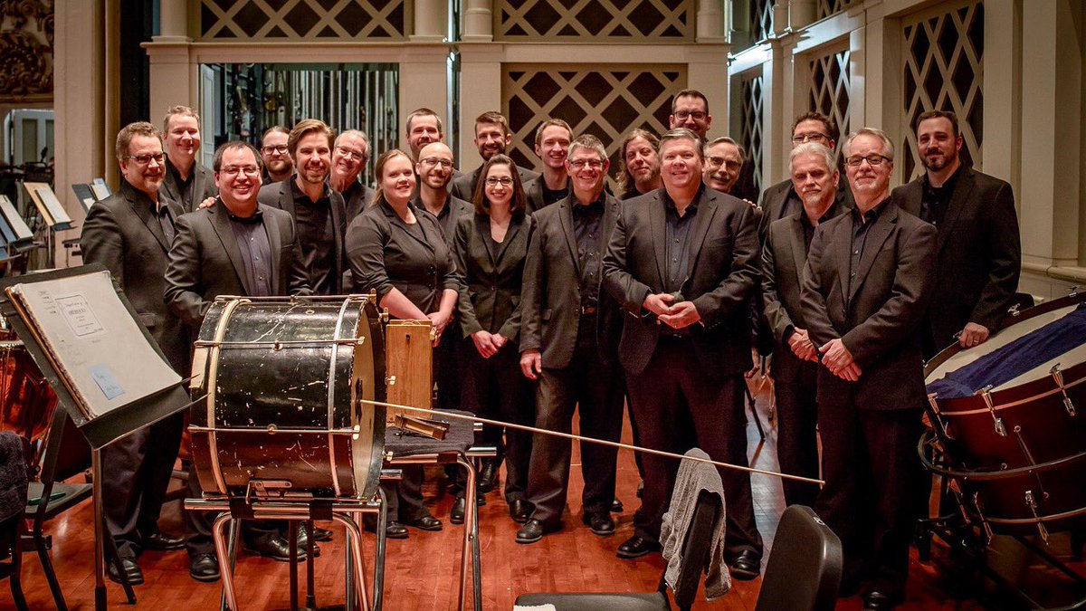 LouisLangree's tweet photo. @KalliJari @usmusicscholar @UMGershwin @schottmusic The talent & imagination of the @CincySymphony #PercussionSection, their constant search for the most adequate sound, timbre, color, has a long & glorious history in Cincinnati🙏🌹👏🏻! #Transatlantic #Varèse #Gershwin #Stravinsky https://t.co/SSXAbpucWZ