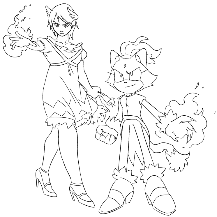 dugger_illust's tweet photo. might i convince you that: sonic 06 should have been a blaze-centric spinoff https://t.co/YSFJ5FLEvs