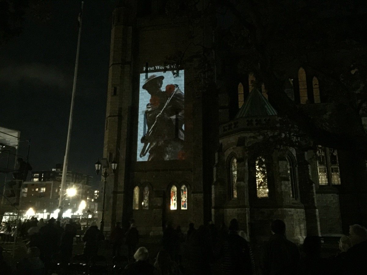 jake_a_loo's tweet image. It was a beautiful evening in Victoria BC for two events honouring those who&apos;ve served Canada for over 100 years: Remembrance Illuminated at Christ Church Cathedral and a candlelight vigil at the Cenotaph. #LestWeForget. More: militaryandfamilyhistory.blog/2019/11/10/rem…
