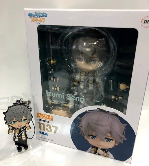 瀬名泉 ねんどろいど アニメイト購入特典付き ラバーストラップ ねんどろいど 1137 あんさんぶるスターズ! 瀬名泉+アニメイト