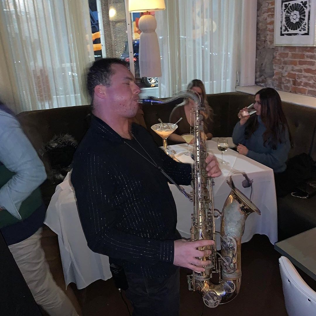 In action at Circe in Providence, RI

again November 27!

@circerestaurantbar
#rhodeisland
#rhodeislandmusic
#saxophone
#saxplayers
#saxophonist
#tenorsax
#providencemusic
#providencemusicscene
#providenceri
#djandsax
#edmsax
#saxedm
#tenorsaxophone
#rhodeislandmusicscene
#saxo