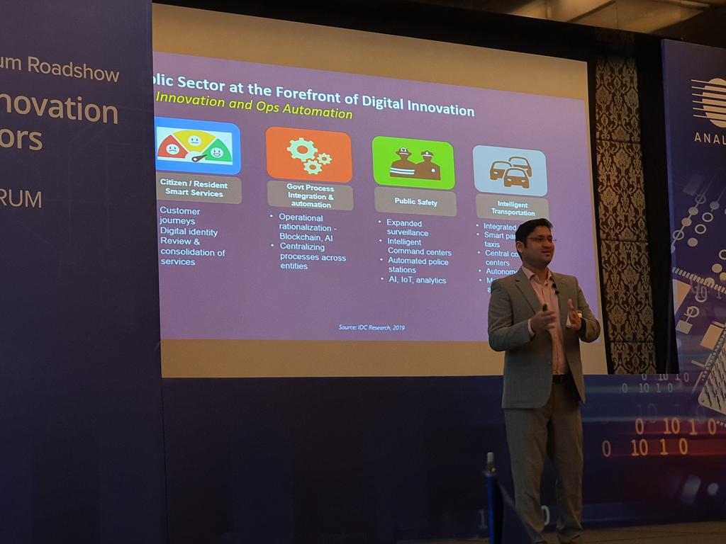 Public sector at the forefront of #digital #innovation shares <a href="/ManishRanjan098/">Manish Ranjan</a> <a href="/IDCMEA/">IDC | MEA</a>