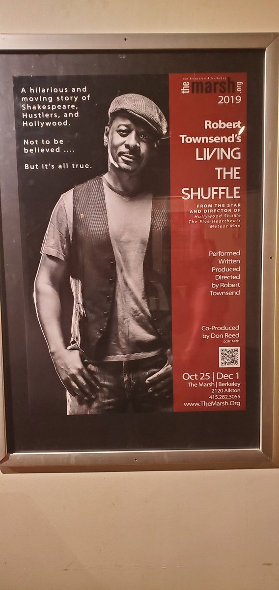 A real dope performance by @Robert_Townsend I really enjoyed the show. #RobertTownsend #LivingTheShuffle #TheMarshBerkeley #Berkeley #hollywoodshuffle #thefiveheartbeats