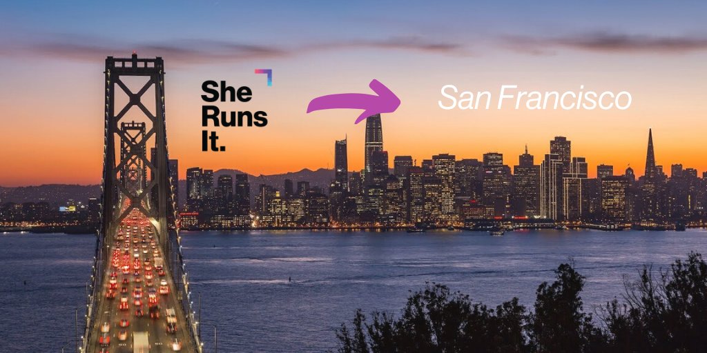 SheRunsItOrg's tweet photo. #EXPANSION ALERT! In 2020, we hit the #WestCoast ! Our launch event, A Morning w/the Best of the #BadassBosses is 1.28.20 at @SwirlMarketing in #SanFrancisco followed by "Fearless Voices" at @Twitter SF on 3.5.20. Tix are on sale now! See you in PST!
https://t.co/lxEdS7Zqzs https://t.co/57Yc77JfBl
