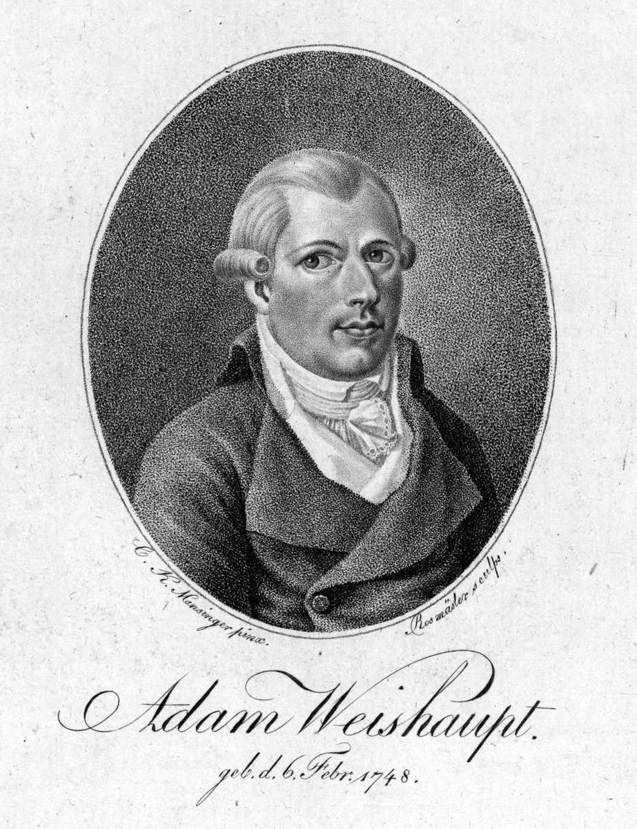The Order of the Illuminati, founded by Johann Adam Weishaupt in Bavaria in 1776, is arguably the subject of more controversy and hysteria than any other closed organisation.Johann Adam Weishaupt (6 February 1748 – 18 November 1830)