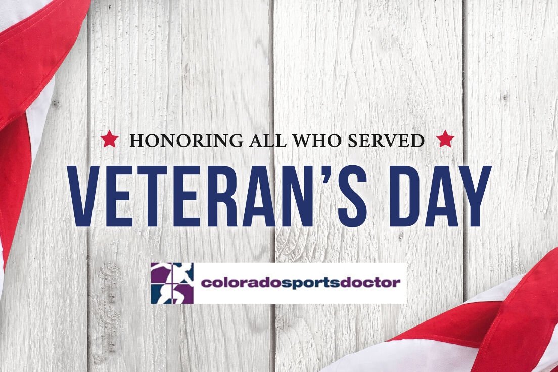 orthodocjones's tweet photo. Happy Veteran's Day from Dr. Jones and his team.
Thank you to those who served our country. Today is for you!
#VeteransDay #VetsDay #CoSportsDoc #sportsmedicine #colorado #coloradosprings #cosprings https://t.co/VSZos4VLFw