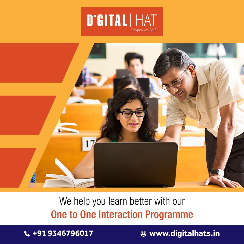 Digital_Hat's tweet photo. The experts at Digital Hat conduct a one to one interaction with the students that will help them learn better!! #digitalhat #digitalmarketing #oneononeinteraction
call: +91 9346796017 https://t.co/6furOCQHnW