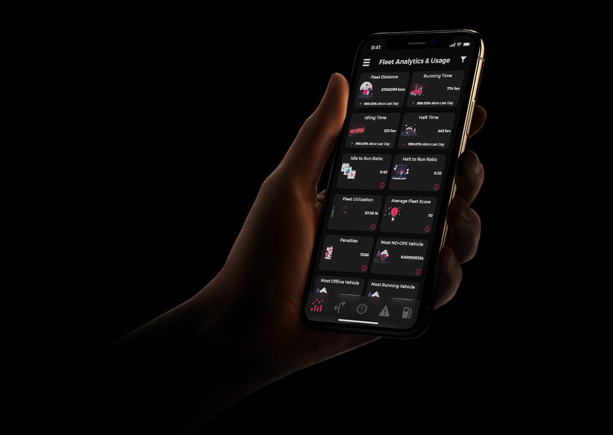 RealZeliot's tweet photo. #AquilaTrack has gone through a Solid Makeover!
All new UI, Faster Reports, Batch Analytics Integration & more.
To know more, drop an email to sales@zeliot.in or give us a call at +91-9108463211.
#AIS140 #IoT #BigData #Telematics #Fleet #GPS #darkmode #fleetsafety #fleetracking https://t.co/UfEVbOweFq