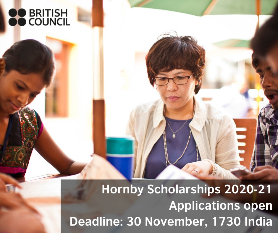 Would you like to do a fully funded Masters in TESOL in the UK? Apply for the Hornby #Scholarship for #English language teachers. To know more visit: teachingenglish.org.uk/article/hornby…
#StudyUK