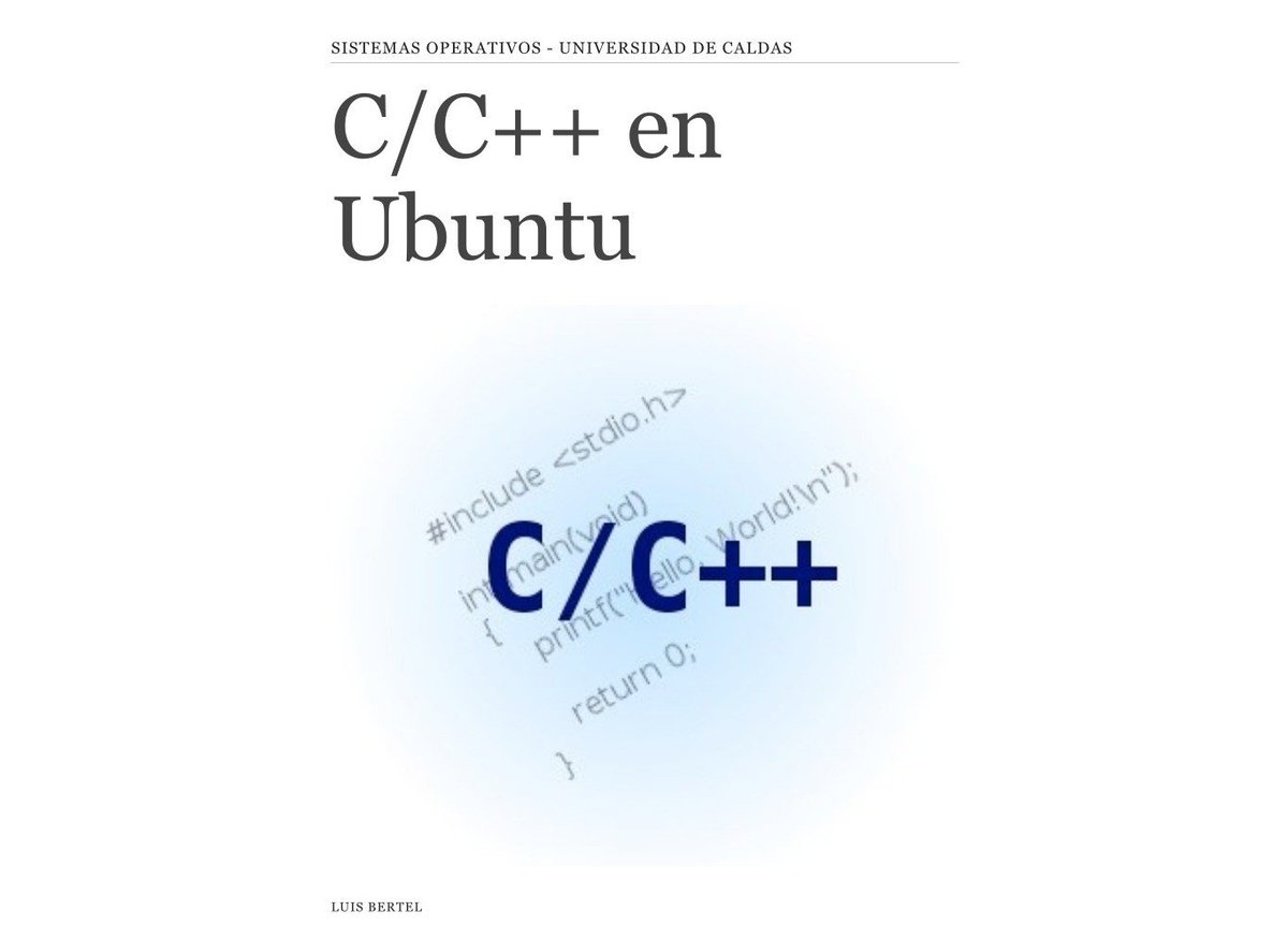 lwp_'s tweet image. #PDF de #Programación - Capítulo 1 - Instalación de los paquetes de compilación en Ubuntu - C y C++ en Ubuntu lwp-l.com/pdf16870