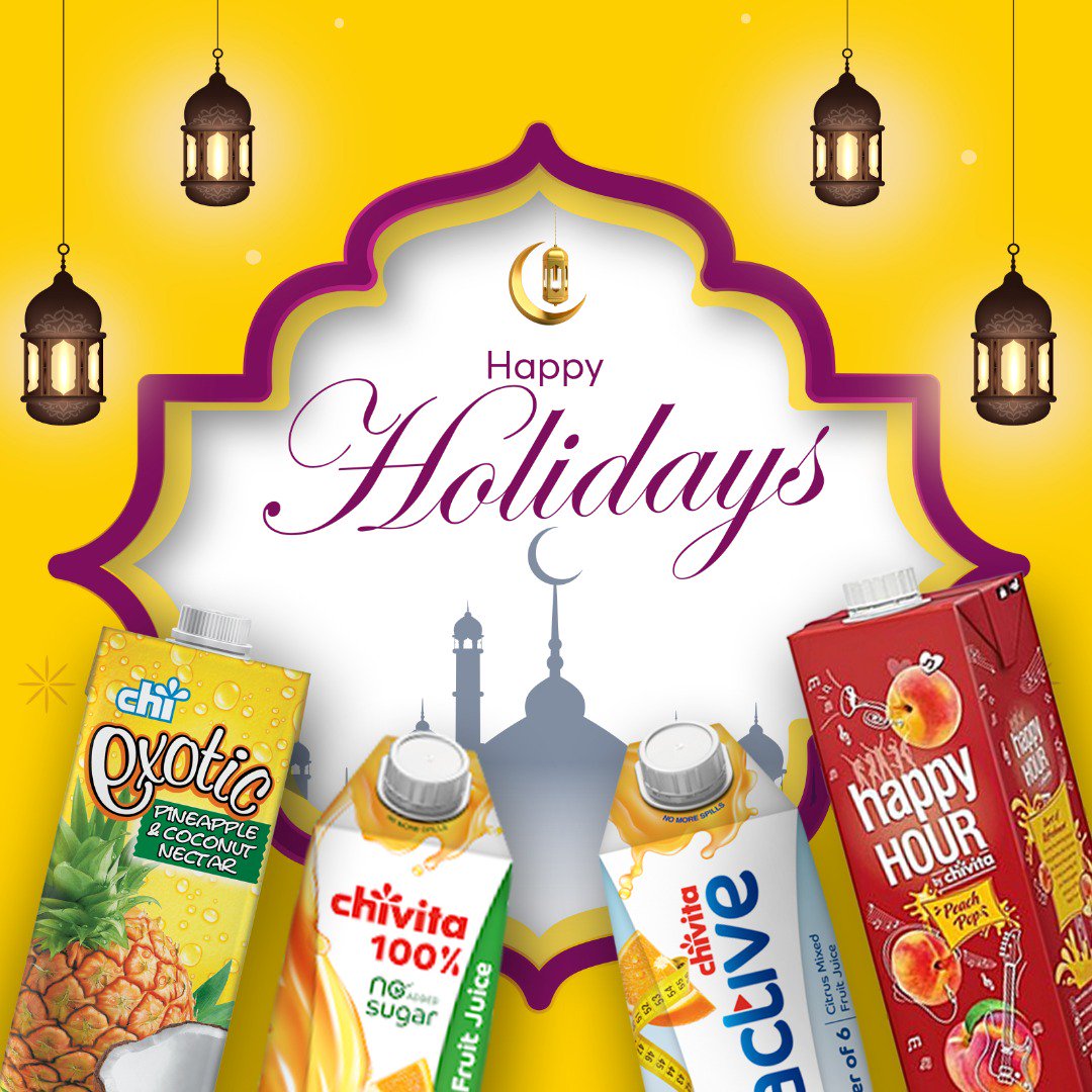 ChiExoticNectar's tweet photo. Make it a holiday to remember. Enjoy the companies, the laughter, make memories and a cold glass of Chivita juice. https://t.co/mbW0ZwE6U8