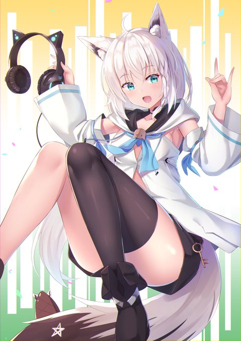 #絵フブキ
白上フブキちゃん🐱🦊 