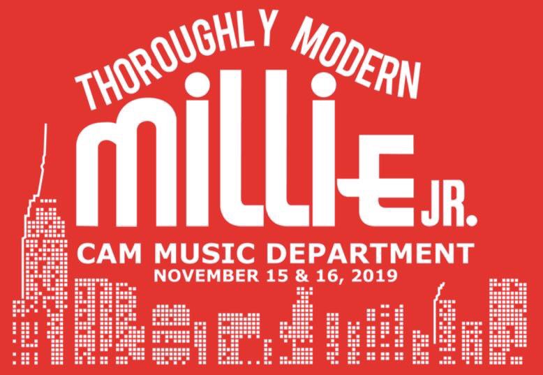 JodyARudolph's tweet photo. The CAM Music Department will be performing the musical “Thoroughly Modern Millie” on Friday - November 15 and Saturday - November 16 at 7:00pm. Tickets can be purchased in advance at any CAM School office for $6.00. Tickets available at the door for $7.00. https://t.co/T02ALbbGrT