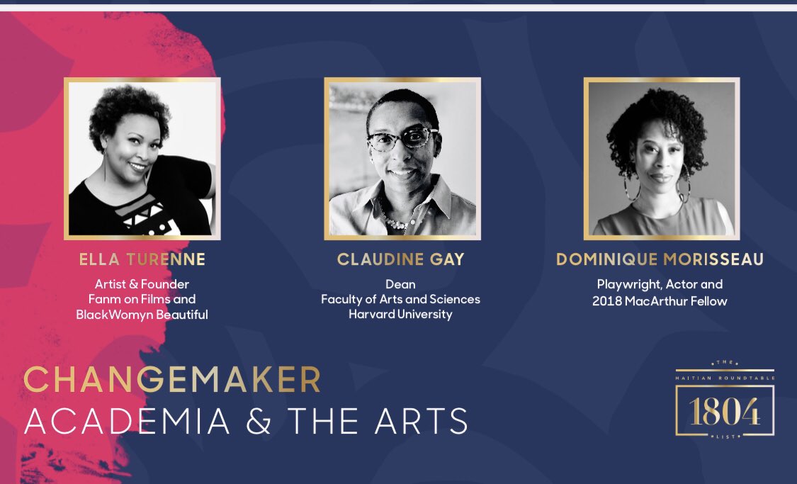 Meet our Changemakers in Academia and the Arts. @blackwomyn @Harvard