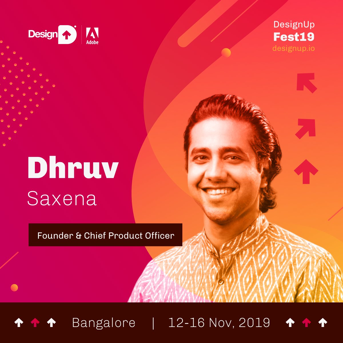 DesignUpConf's tweet image. Join @dhruvsaxena_ , Founder &amp;amp; CPO, @obvious_in at DesignUp 2019, Bangalore as he talks about a framework that puts designers in charge of choosing the right business problems and driving the right business outcomes. 

#dup19 #designup2019blr #designupconf #techdesign #DUpFest