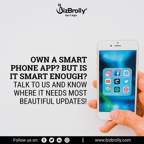 BizBrolly's tweet image. Own a smart phone app? But Is it smart enough? Talk to us and know where it needs most beautiful updates!
#TheBrandTechnologyCompany #MobileappdevelopmentProcess #BizBrolly #windows #mac #IOT #AI #DigitalSolutionprovider #graphicdesign #websitedevelopment #Businessidea #Startup