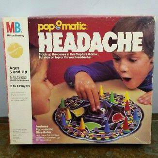 Omatic of the week ;
Pop O Matic
Headache Milton Bradley Vintage 1986 Popomatic Board Game.
.
.
.
#omatic #vintage #blendomatic #MBboardgame #vintageboardgame #eighties #popomatic #boardgame #headache #advil #vintageboardgames ift.tt/2Mtjaz0