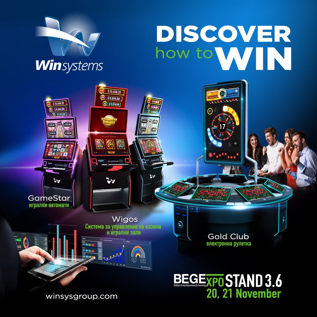 Win_Systems's tweet photo. Join us at the Balkan Entertainment and Gaming Expo and DISCOVER HOW TO WIN. Booth #3.6 #gaming #casino #cms #systems #slots #electronicroulette https://t.co/yqlil5hPg0