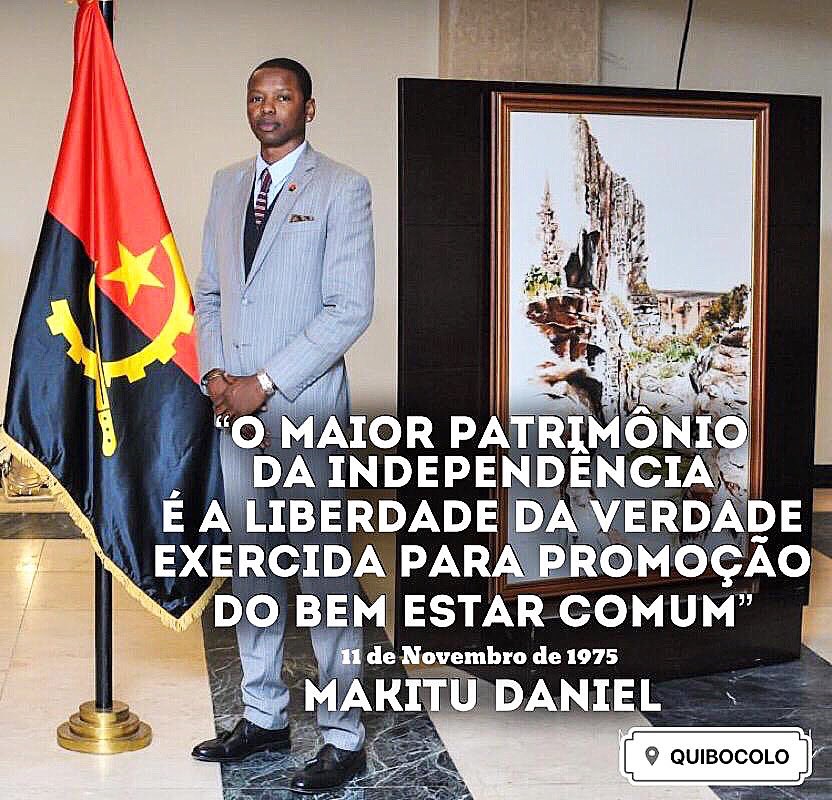 Zombo_Kingdom's tweet image. O meu sentimento é muito grande e é de ver os angolanos de factos independentes... 
#MakituDaniel