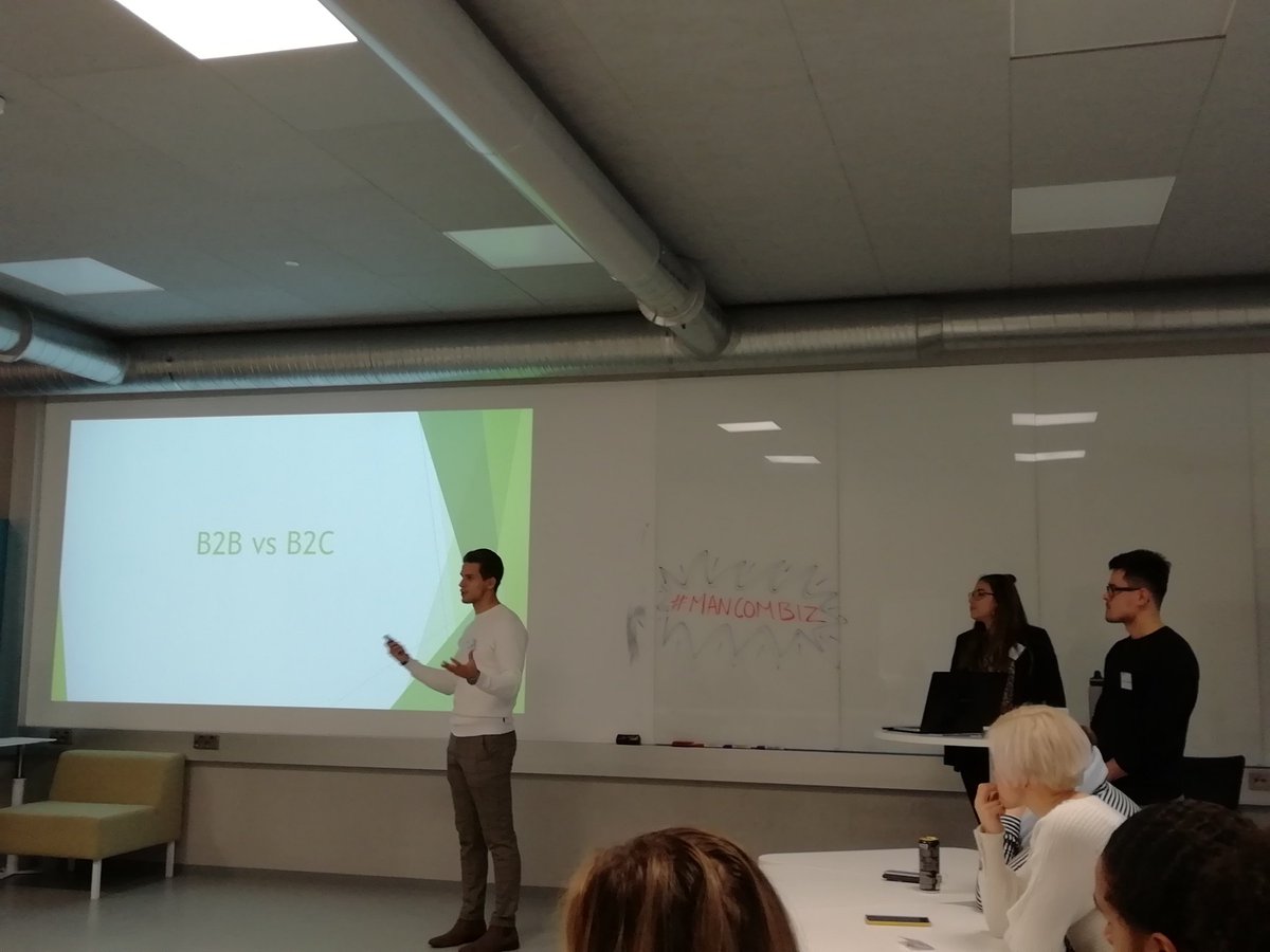 Finnfield's tweet photo. Today's seminar is Sales 101 We're looking at B2B & B2C sales techniques #mancombiz #mancommbs https://t.co/a2GqNIVCeX