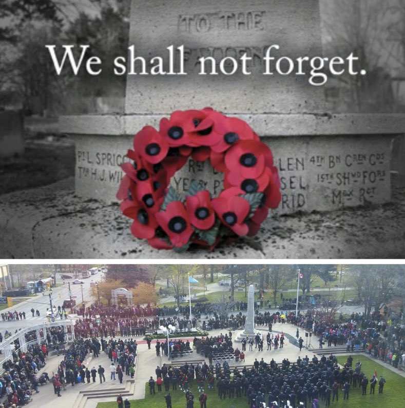 Thank you.

#LestWeForget  #CanadaRemembers #RemembranceDay2019 #RememberanceDay #WeRemember  #WeRememberThem #BramptonRemembers #PeelRemembers