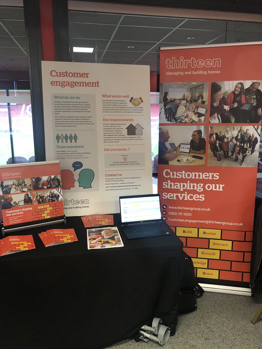 Out and about at our partnering project at the Riverside Stadium #customers #engagement #co-regulation