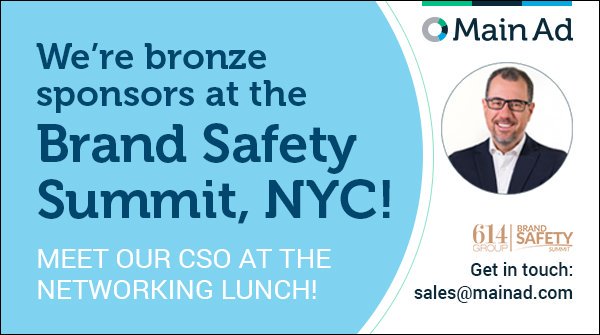 We are co-sponsoring the networking lunch at the @614group #BrandSafetySummit in #NYC 🇺🇸 so get in touch with @michelemarzan! This Thursday, 14th Nov. 

#retargeting #Logico #brandsafety #programmatic  #sponsors