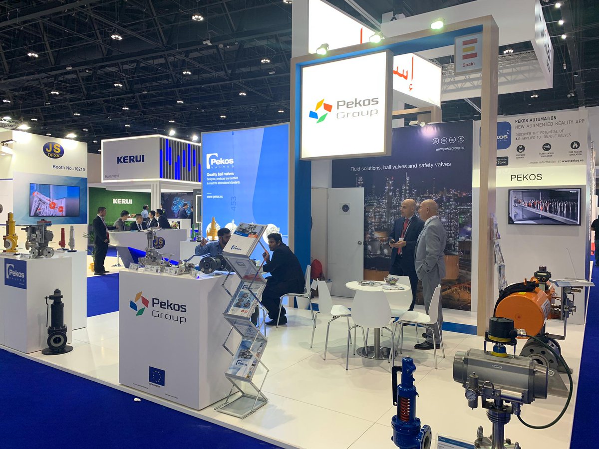 FluidexSpain's tweet photo. ADIPEC 2019 Are you coming? Don't forget to visit PEKOS GROUP booth – 9635. #Adipec #Adipec2019 #Oil&Gas #Petróleo #AbuDhabi #FluidHandlingSolutions #ManipulaciónDeFluidos #SpanishPavilion #PabellónEspañol #FLUIDEX #PEKOSGROUP https://t.co/o5vCYga4c0