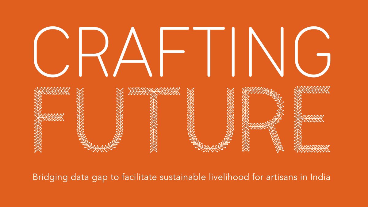 AchyuthaSharma's tweet photo. Excited to talk with my co-founders at @DesignUpConf #2019 on Data X Design X Livelihood by #CraftingFuture. Is #craftsector still 2nd largest employer in India's livelihood sector? Reliable data on artisans is critical for practice &amp; policy @Jayajaitly @NITIAayog @TexMinIndia https://t.co/Ex2SLtc29T