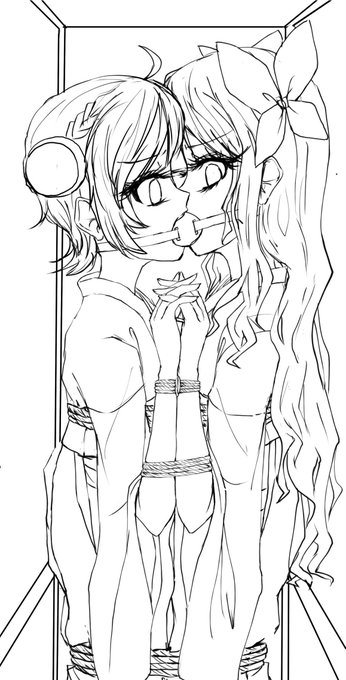 ダブルボールギャグも良いものですな

線画清書したから塗りゅ 